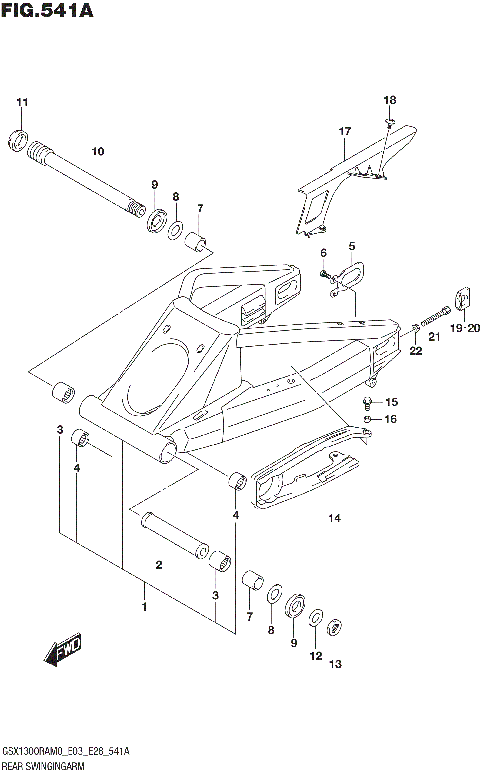 REAR SWINGINGARM