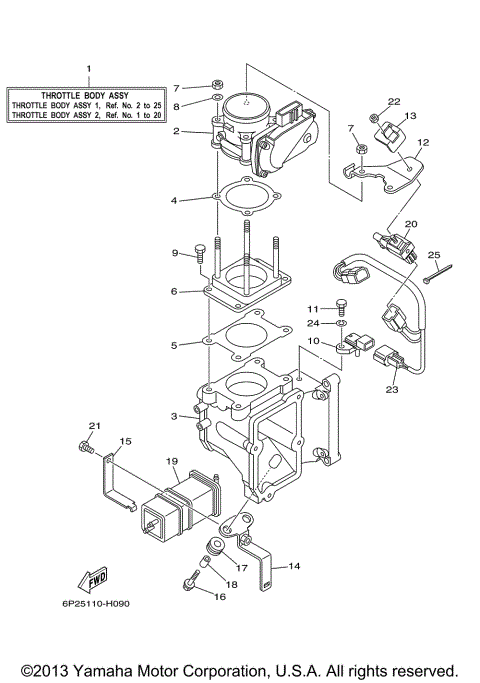 THROTTLE BODY ASSY 1