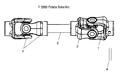 SHAFT, PROP, REAR - A07MH68AX/AY/AZ (4999200229920022B10)
