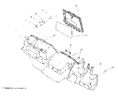 BODY, GLOVE BOX STORAGE - R09HH68/HY68 ALL OPTIONS (49RGRGLOVEBOX097004X4)