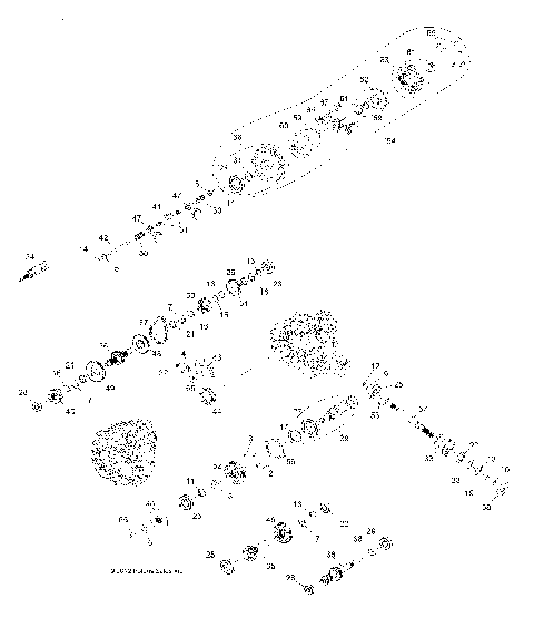 DRIVE TRAIN, MAIN GEARCASE INTERNALS - Z14JT9EFX (49RGRTRANSINTL1333063)