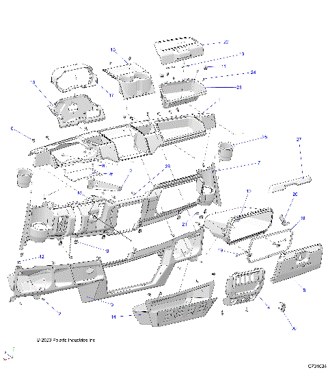 BODY, DASH - R23RRE99DX (C731034)