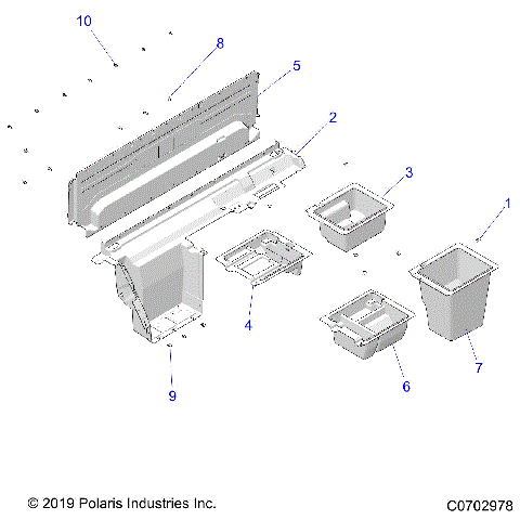 BODY, STORAGE AND CLOSE OFF - D20BEPD4B4 (C0702978)