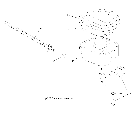 STEERING, CONTROLS and THROTTLE - A09BA50FA (49ATVCONTROLS08SCRAM2X4)