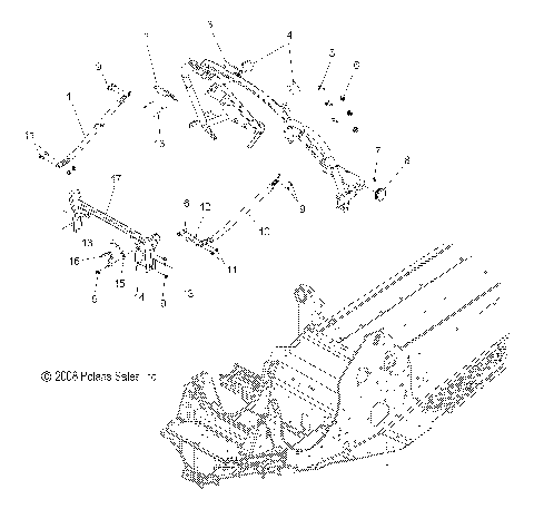 CHASSIS, FRONT - S09PM7JS/JSL (49SNOWCHASSISFRT09700RMK)