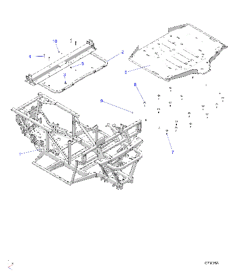 CHASSIS, FRAME  - R26MAU57CP/EP (C730258)