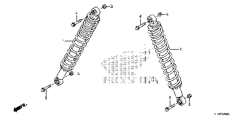 REAR SHOCK ABSORBER