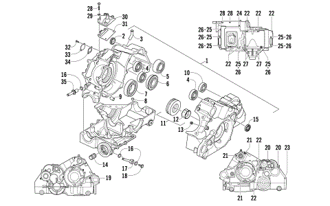 CRANKCASE ASSEMBLY
