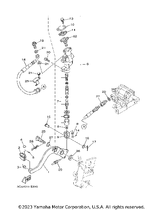 REAR MASTER CYLINDER