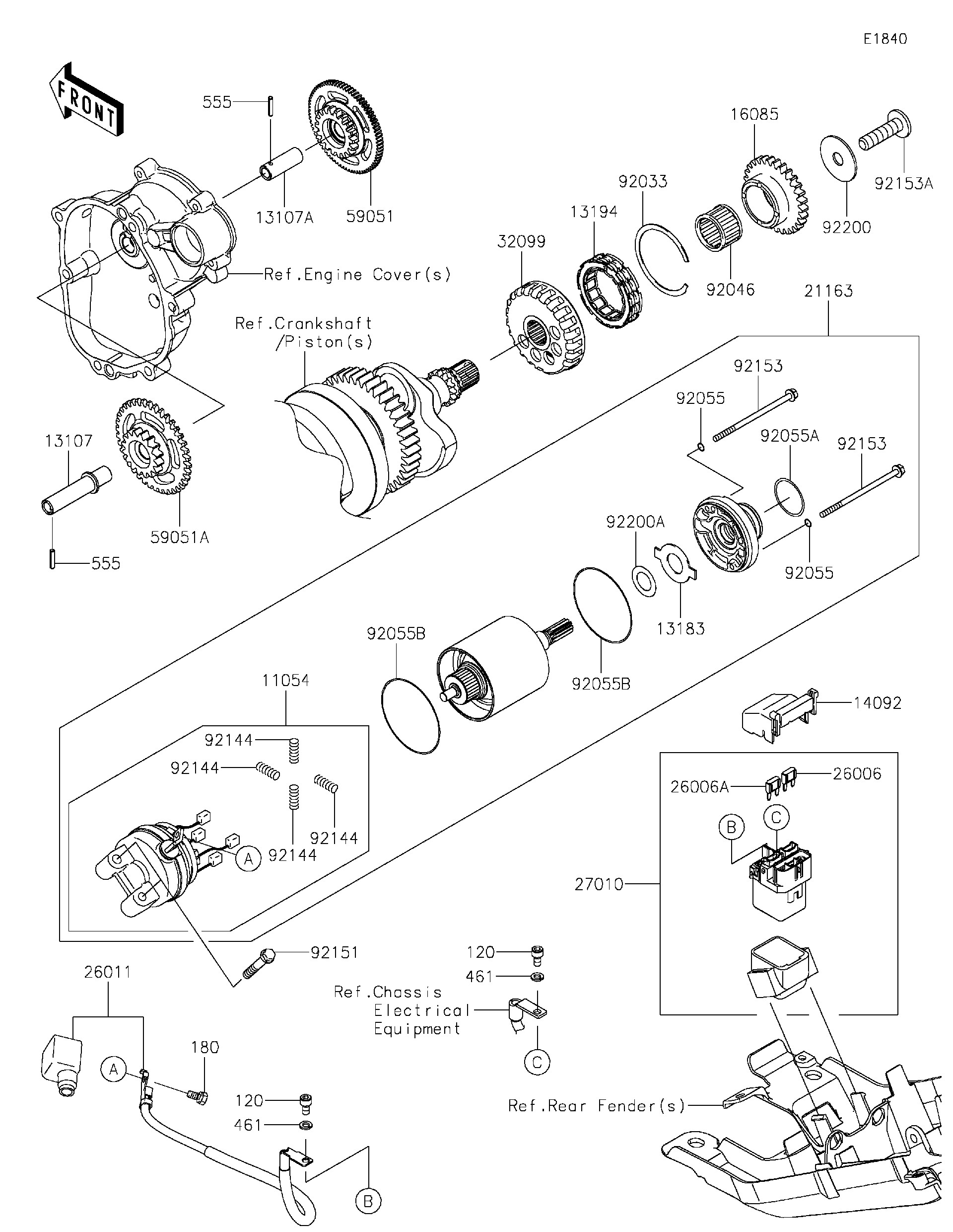 Wagner ZX965 QuickStop Semi-Metallic Disc Brake Pad Set