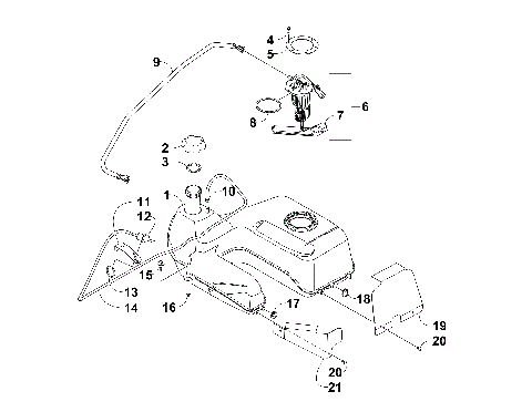 GAS TANK ASSEMBLY [94955]