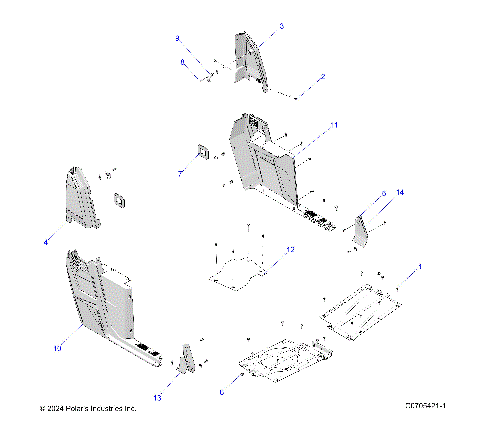 BODY, REAR FLOOR and ROCKERS - R22M4K57B4/B2 (C0705421-1)