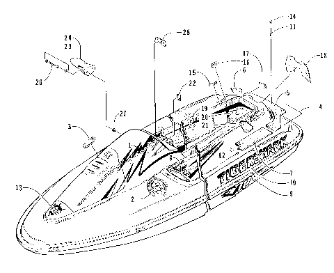 DECAL AND FOOTPAD ASSEMBLY [72821]