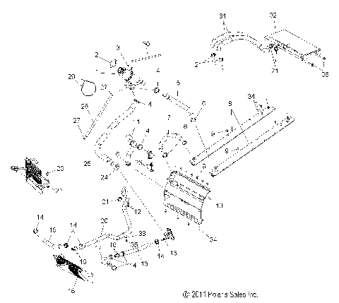 ENGINE, COOLING SYSTEM - S12BF8GSA/GSL (49SNOWCOOLING12800RUSH)