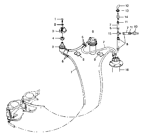 FUEL SYSTEM - I984673 (4945164516a011)