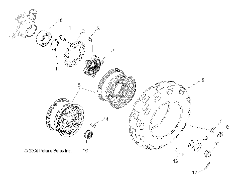 WHEELS, FRONT - R10TH76/TY76 ALL OPTIONS (49RGRWHEELFRT108004X4)