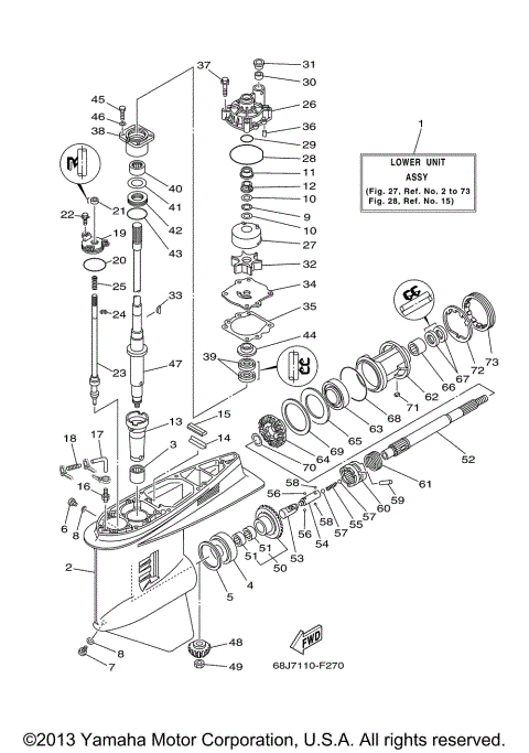 LOWER CASING DRIVE 1