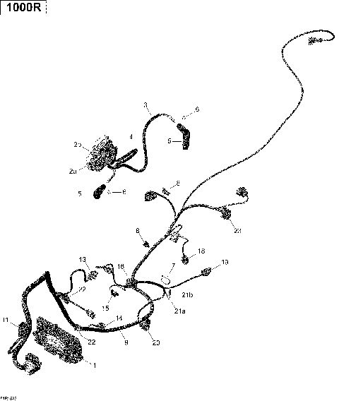 10- Engine Harness And Electronic Module Maverick Turbo_51R1536