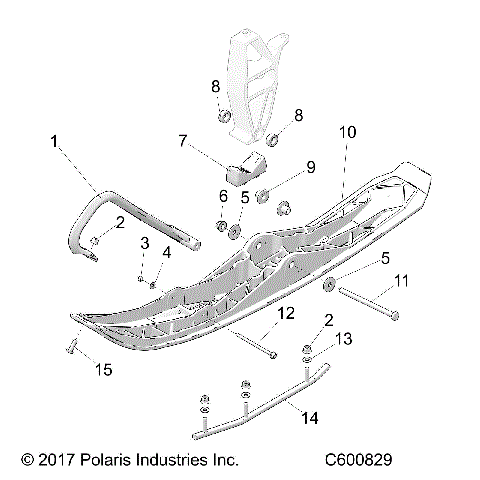 STEERING, SKI ASM. - S19CBU5BSA/BSL/BEL (C600829)