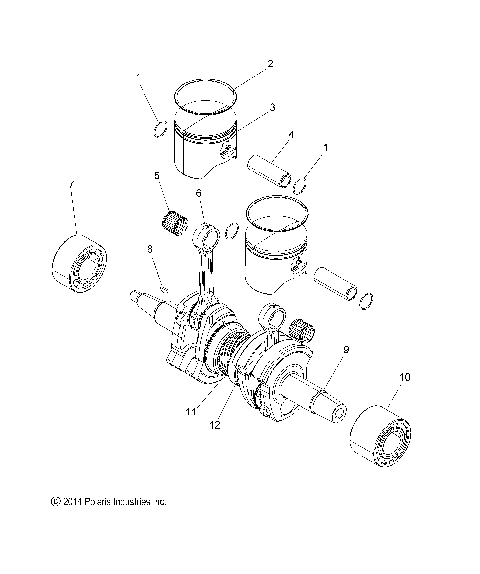 ENGINE, PISTON and CRANKSHAFT - S15DP8 ALL OPTIONS (49SNOWPISTONCRANKSHAFT158CH)