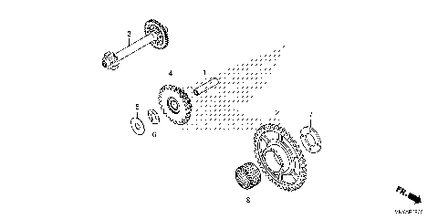 STARTING DRIVEN GEAR