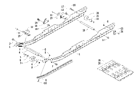 SLIDE RAILS AND TRACK ASSEMBLY [86471]