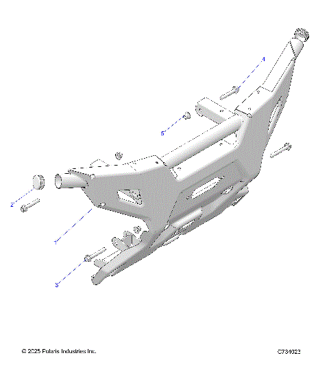 BODY, FRONT BUMPER - R26MAU57CP/EP (C734023)