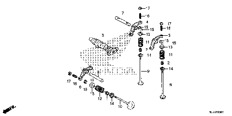 CAMSHAFT@VALVE (FR.)