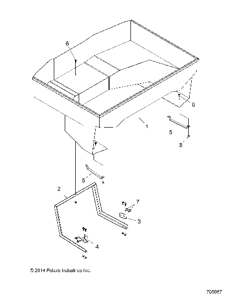 BODY, CARGO BOX - Z16VBE87JR (700057)