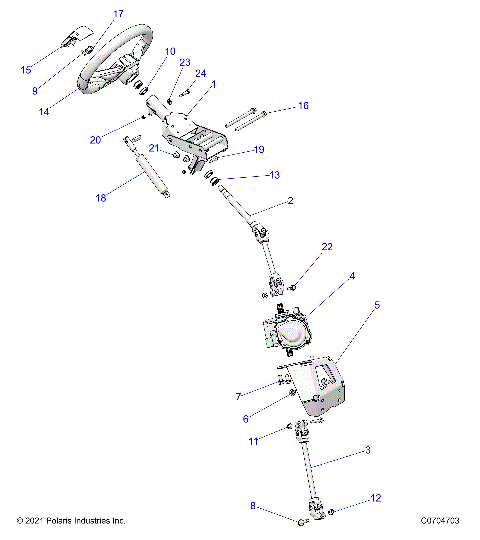 STEERING, STEERING ASM. - Z25NEE99C4/F4/G4 (C0704703)
