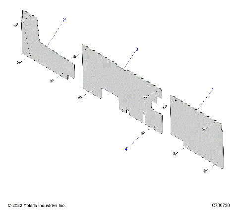 BODY, WHEEL WELL PLATES - R25CCA57A1 (C730738)