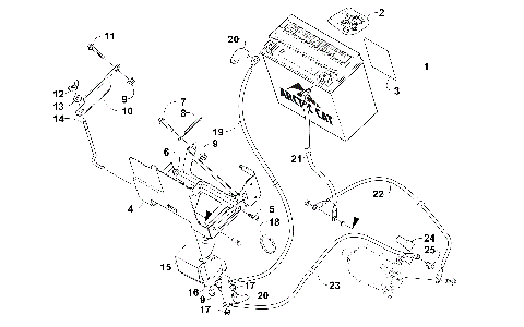 BATTERY AND TRAY ASSEMBLY [93482]