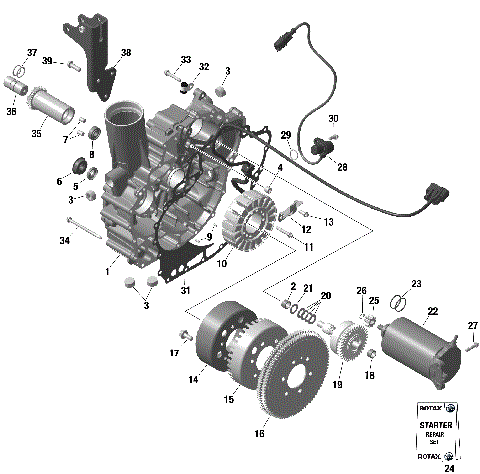 01- ROTAX - Magneto and Electric Starter