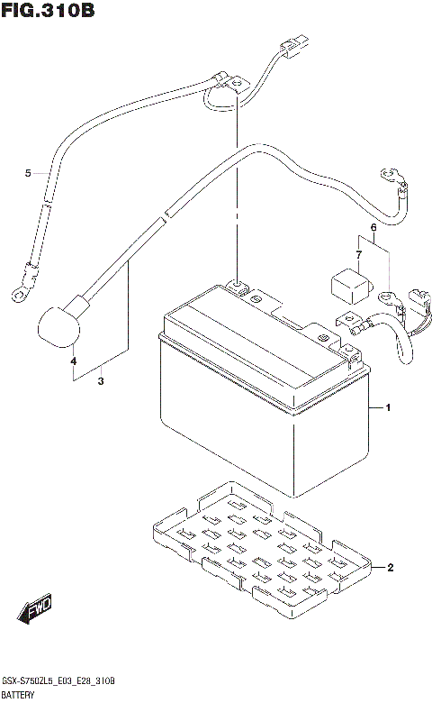 BATTERY (GSX-S750ZAL5 E28)