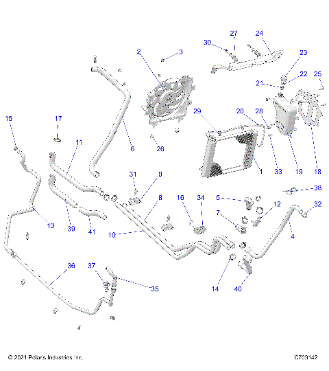 ENGINE, COOLING SYSTEM -   (C703142)