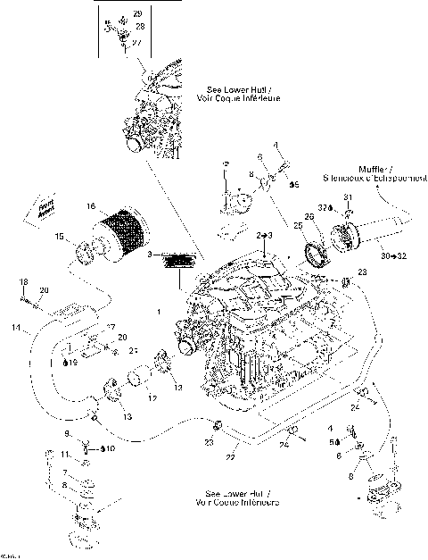 01- Engine And Air Intake Silencer