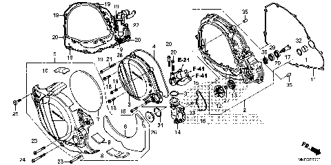 RIGHT CRANKCASE COVER