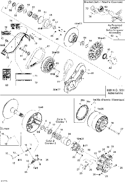 05- Pulley System 600 HO SDI
