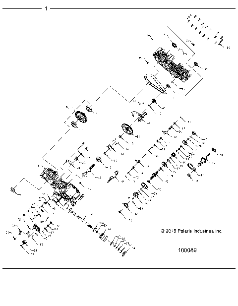 DRIVE TRAIN, MAIN GEARCASE - A17SEE57FL [100089]