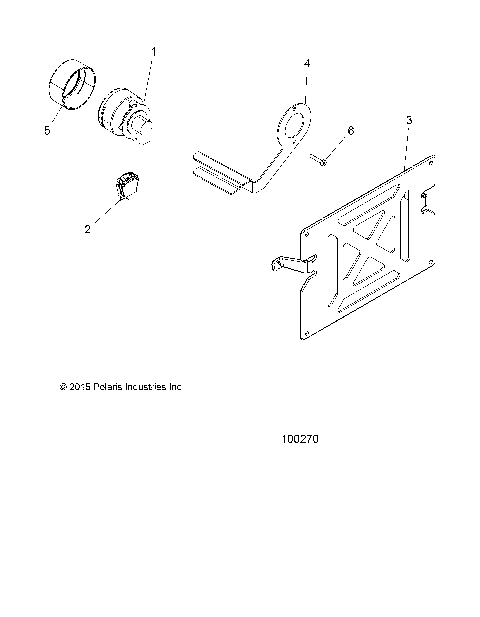 ELECTRICAL, FOG LAMP and FRONT LICENSE BRACKET - A16SES57F1/F2/SBT57F1 [100270]