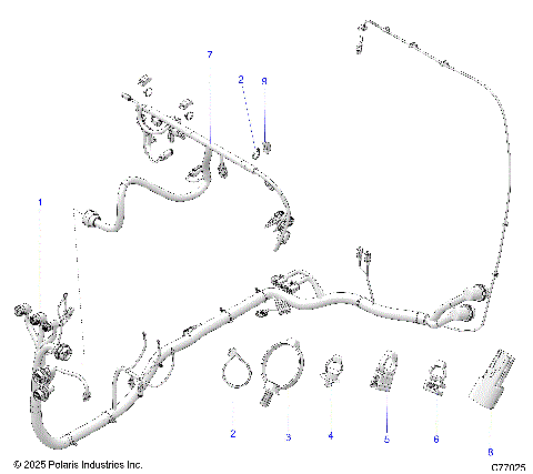 ELECTRICAL, MAIN AND DASH HARNESS  - Z25RRL2KAL (C77025)