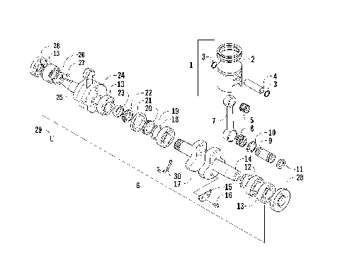 PISTON AND CRANKSHAFT [86203]