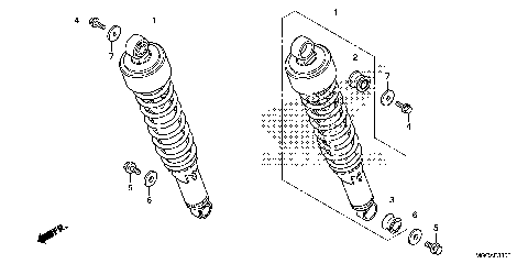 REAR SHOCK ABSORBER