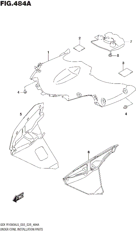 UNDER COWL INSTALLATION PARTS