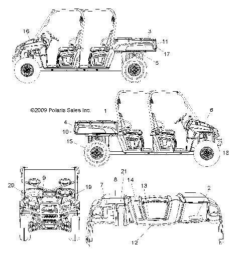 BODY, DECALS - R10WH76AG/AH/AR/AV/WY76AW/AZ (49RGRDECAL10800CREW)