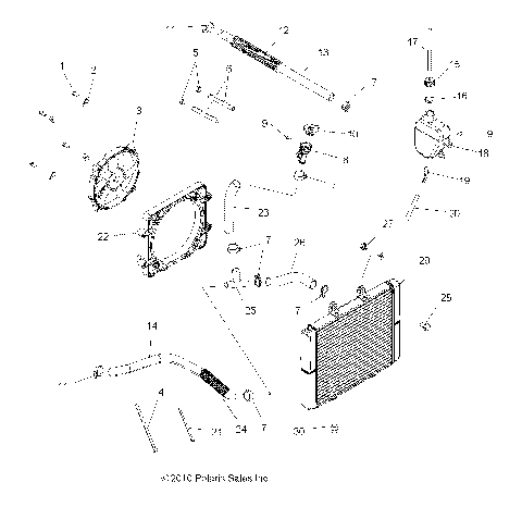 ENGINE, COOLING SYSTEM - A11CF76AA (49ATVCOOL116X6)