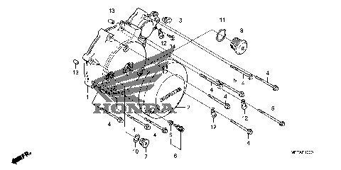 LEFT CRANKCASE COVER