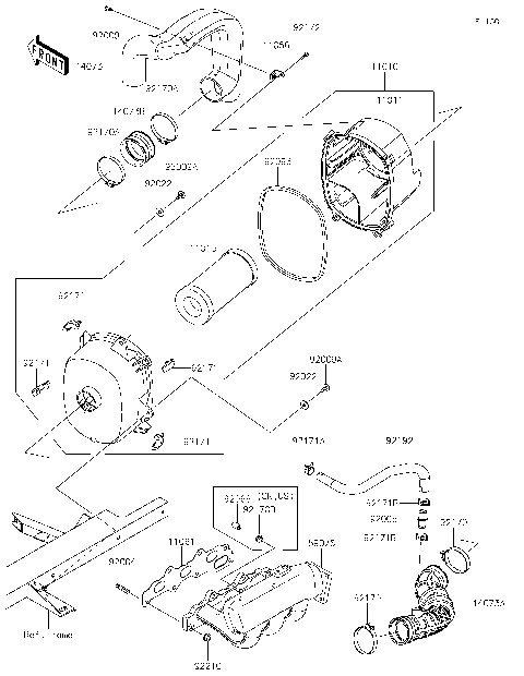 2023 Kawasaki Utility Vehicles Parts-Finder Diagrams | Team