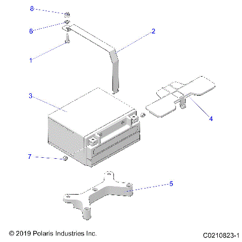 ELECTRICAL, BATTERY - A20SVE95PR (C0210823-1)