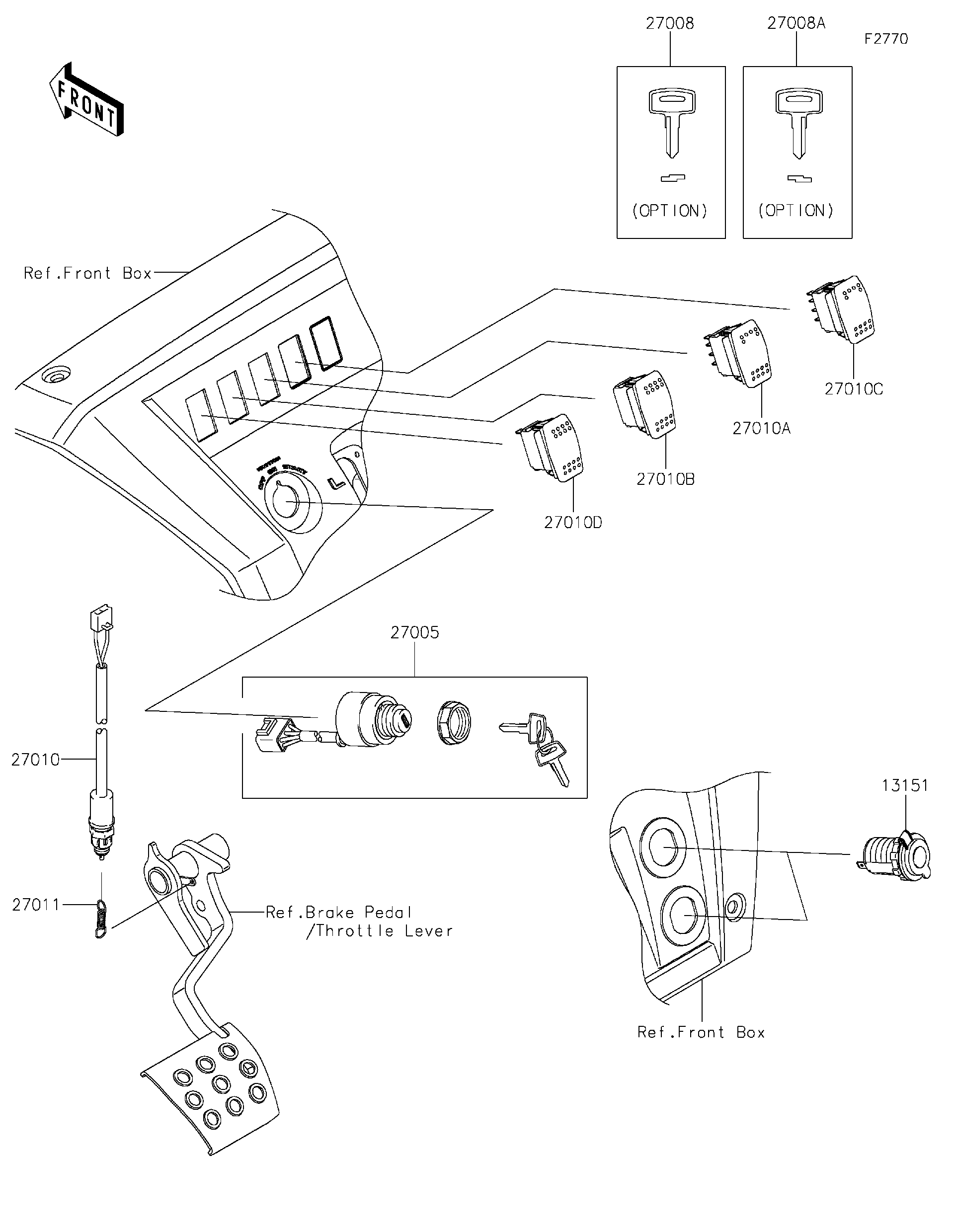 2020 Kawasaki Utility Vehicles Parts-Finder Diagrams | Texas